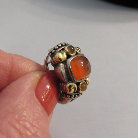 Vintage Samuel B Gold, Silver Earrings – Hardly Worn - Picture 4 of 11